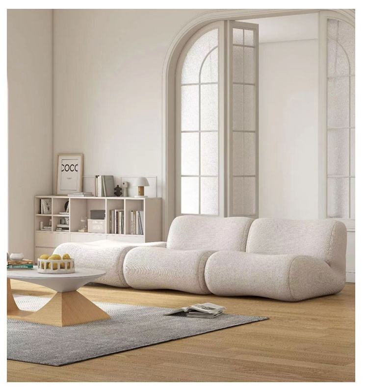 Modern Compressed Tubular Sofa