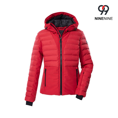 Mujer Chaqueta funcional con capucha y quitanieves.