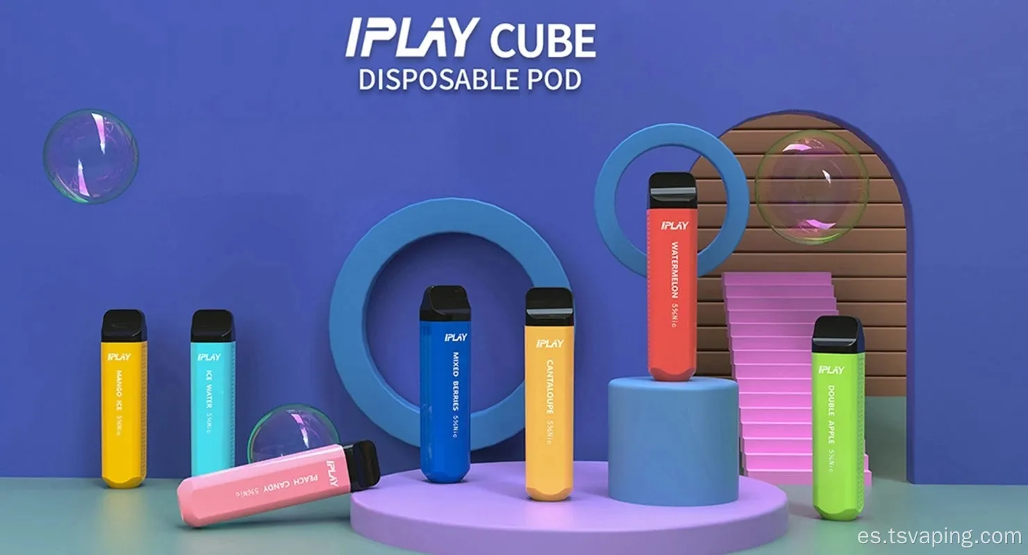 IPLAT CUBE Popular POD Atomizer de POD 1500 bocanadas