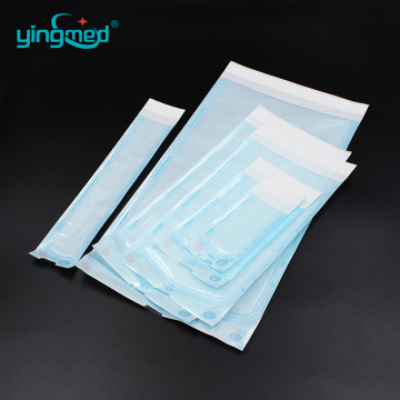 Heat Sealing Sterile Flat Pouches Roll for Steam