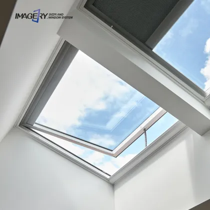 Customized Lowes Skylight Roof Window Soundproof Electric Windows with Aluminum Alloy Frame