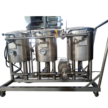 3 Tanks CIP Cleaning System 50L 100L 200L for Brewery