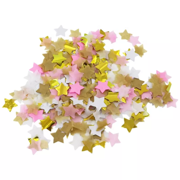 Confettis en feuille de feuille d&#39;or d&#39;étoile en gros