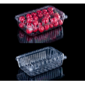 Fruit RPET plastic packaging box with ventilation holes