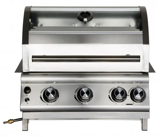 3 Burner Stainless Steel Built-In Gas Grill