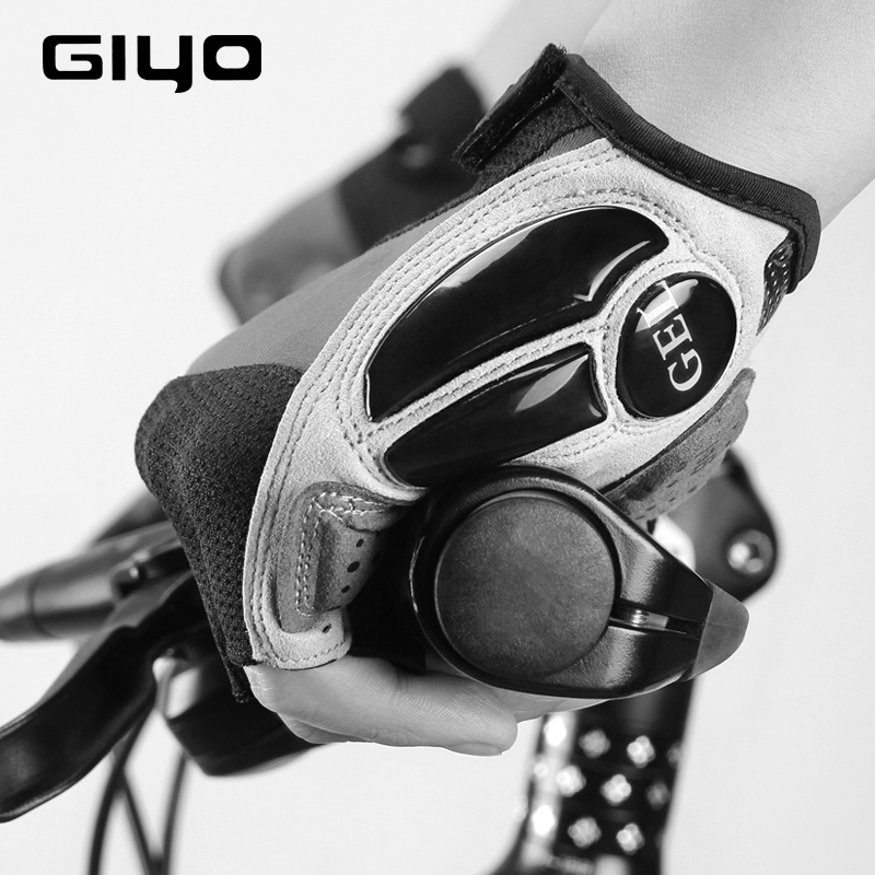 Giyo 2020 Breathable Lycra Fabric Unisex Cycling Gloves Road Bike Riding MTB DH Racing Outdoor Mittens Bicycle Half Finger Glove