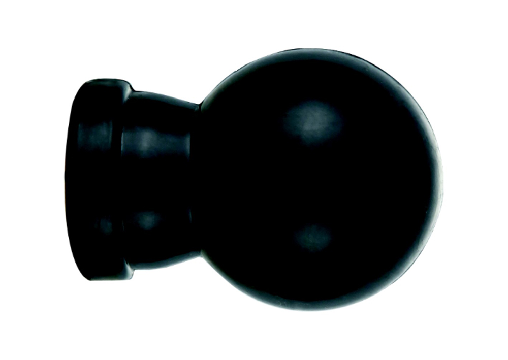 Small black ball plastic curtain rod wholesale