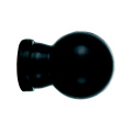 Small black ball plastic curtain rod wholesale