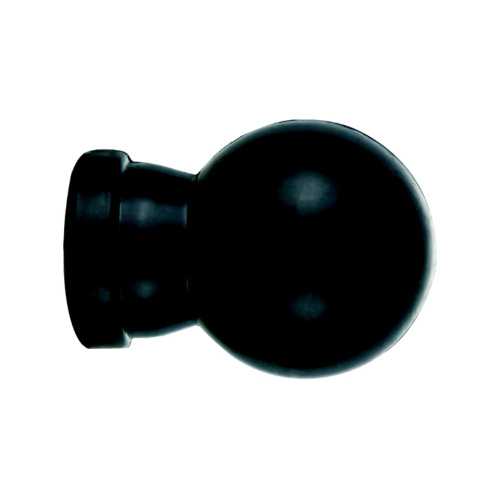 Small black ball plastic curtain rod wholesale