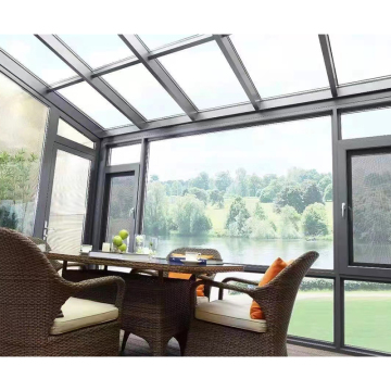 Modern Waterproof Aluminum Frame Glass Sunroom for Gardens