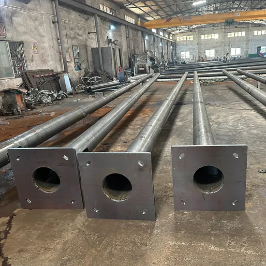 Gaocheng Chinese Factory Direct Sale Steel Solar Street Light Poles for Smart Cities (4m-7m)