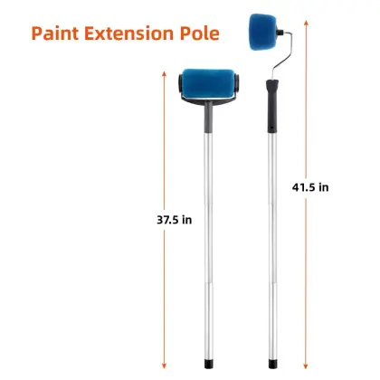 DIY Paint Runner Pro Roller Brush Tools Set with Flocked Edger