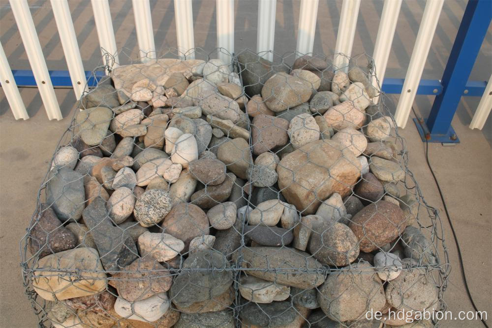 Heiß getauchtes Gabion -Gabion -Netz