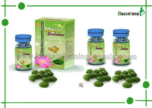 Green Botanical Natural Slimming Capsule Meizi Effective No Diarrhea With Tcm Herbs