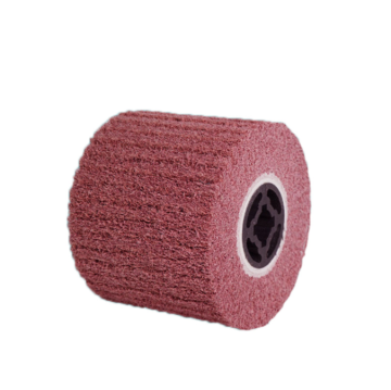 120*100 Sand Wire Drawing Flap Wheel - 30pcs/Carton for Polishing and Grinding