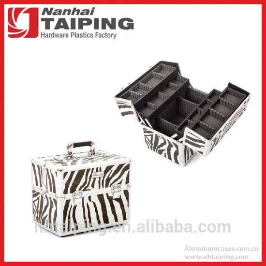 Zebra Dog Cat Pet Hair Beauty Case Show Travel Case Grooming Tools Storage Case