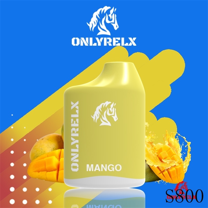 Desechable 800puffs 4.5mls jugo de entrega rápida solo rlx