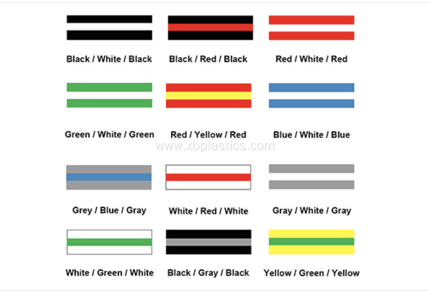 Two color HDPE sheets for playground equipment
