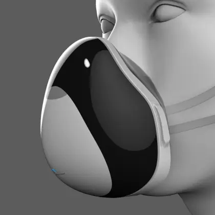Active Fresh Air Mask Industrial design and development