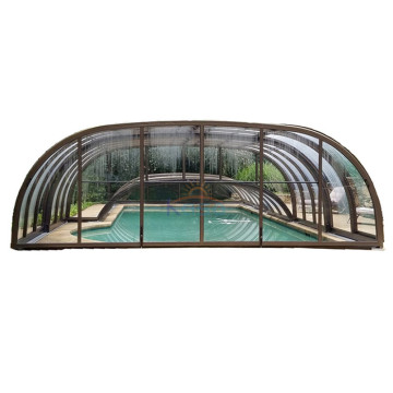 Weight Sliding Deck Pool Cover Polycarbonate