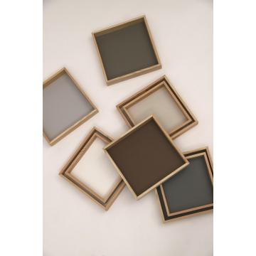 Regular Decorative Plate Square Solid Wood Serving Tray Factory