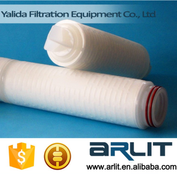 Chemical reagent PTFE membrane micron pleated cartridge filters