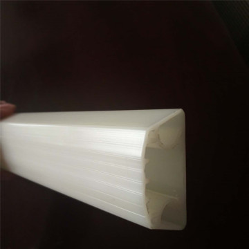 Tianqi high strength good toughness extrusion plastic T shaped ABS pipe with inside tooth and two holes for traveling case parts