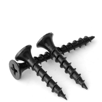 Metric Drywall Screws for Metal Applications: Black Gypsum Board Tornillos