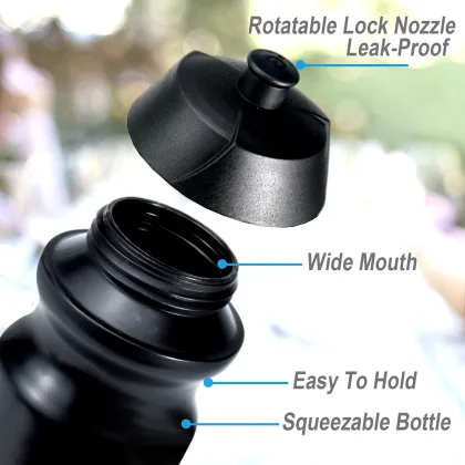 Customized 750ml Easy Grip Squeeze Sports Hydration Water Bottle