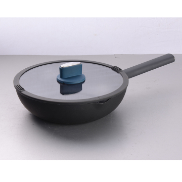 2019 cheap new item aluminum 30cm Wok