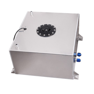 60L Universal Aluminiumspiegel Polster Kraftstofftank mit Sensorkappe und Schaumstoff