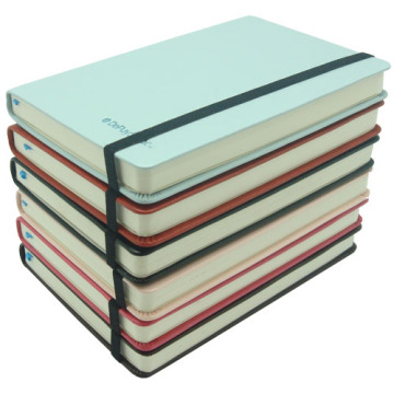 Elastic Band Pocket PU Diary (K2-013)