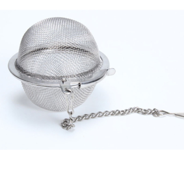 Heißer Verkauf 2,1 Zoll 304 Edelstahl -Tee -Infuser mit Kette - Mesh Tee Ballsieb Filter