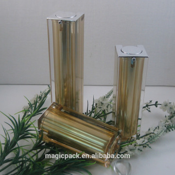 15ml 30ml 50ml square eye cream lotion airless cosmetic pump bottle