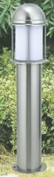stainless steel and Opal PC diffuser garden grass light