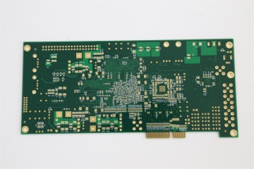 Gold immersed circuit board processing