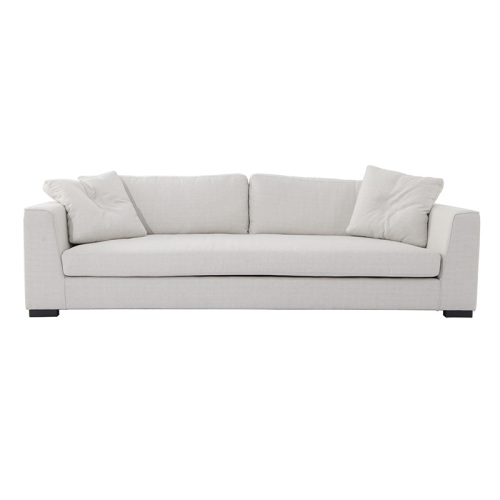 Modernes stilvolles weißes Gewebe-Sofa-Design