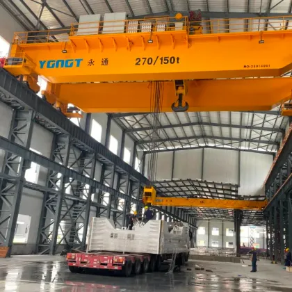 270 Ton Heavy Duty Bridge Crane for Factory Workshops