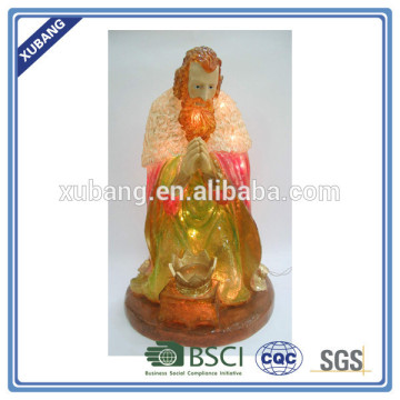 traditional good quality religious figurine with lighting decoration