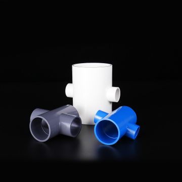 تركيبات PVC PN10 مع تصميم متقاطع مخفض