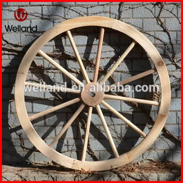 Wooden Decroative Wagon Wheels 36inch Unfinished