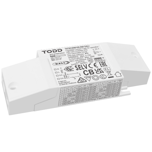 Dimmable Driver DALI 20W 100 800mA