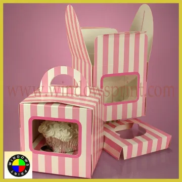 customized printed wedding gift paper cupcake favor box