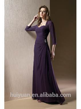 Purple simple prom dresses