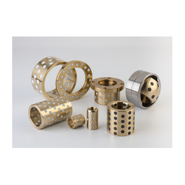 High Force Brass Graphite bushings Copper Sleeve Self Lubricating bearing Bushing Casting Solid Bearing