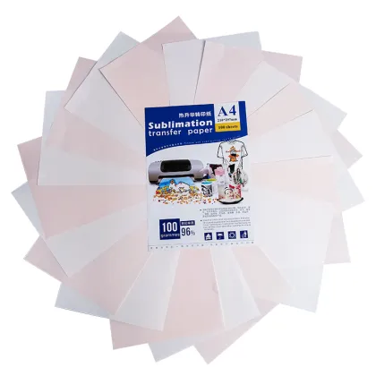 Sinamay clear pattern a4 sublimation transfer paper for cotton