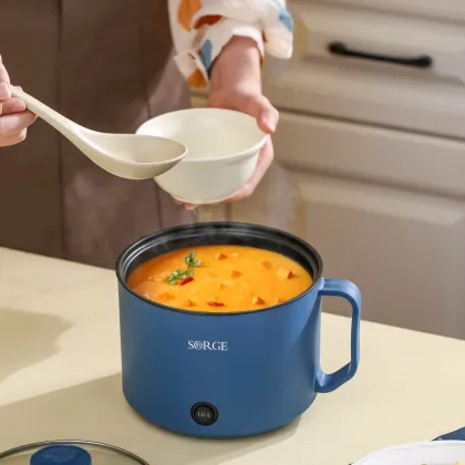Multi-Function Electric Hot Pot Rice Cooker with Steamer