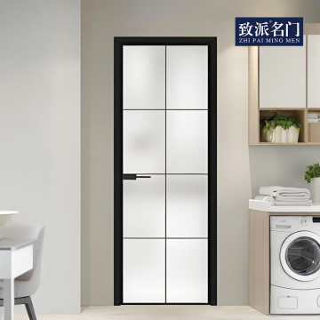 Simple and elegant swing door bathroom