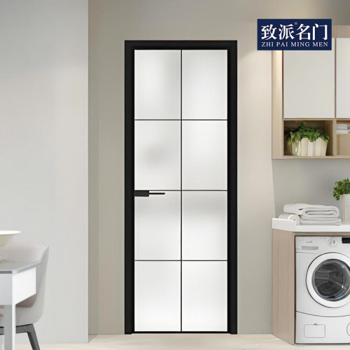 Simple and elegant swing door bathroom