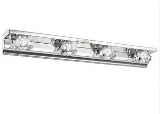 8W Crystal 4-Lights Indoor Modern Bathroom Lights with alum
